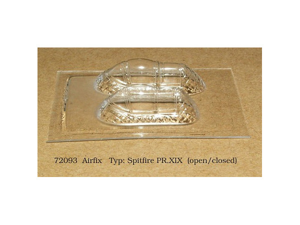 Spitfire PR. XIX Canopy (Open-Closed) (for Airfix)