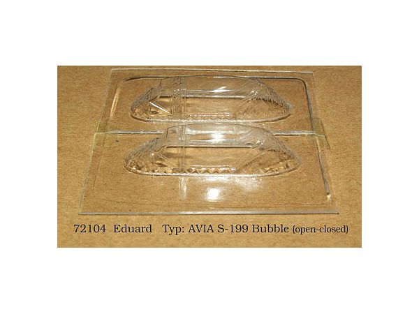 Avia S-199 Bubble open/closed, for Eduard