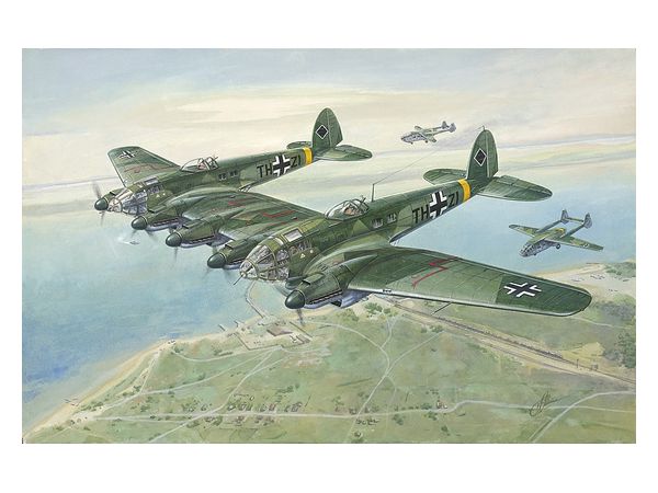 Heinkel He111Z-1 Glider Towed Twin-Boom Transport Aircraft