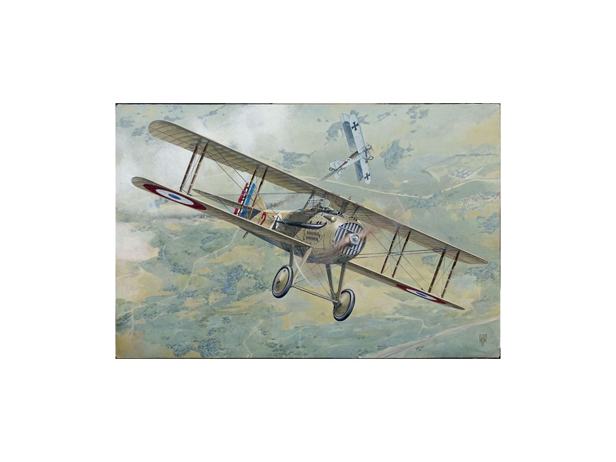 French SPAD XIII c.1 Early Biplane Fighter WWI