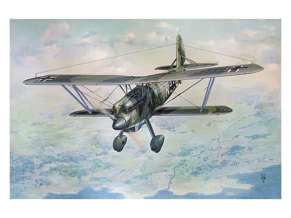 German Arad Ar68F-1 Biplane Fighter