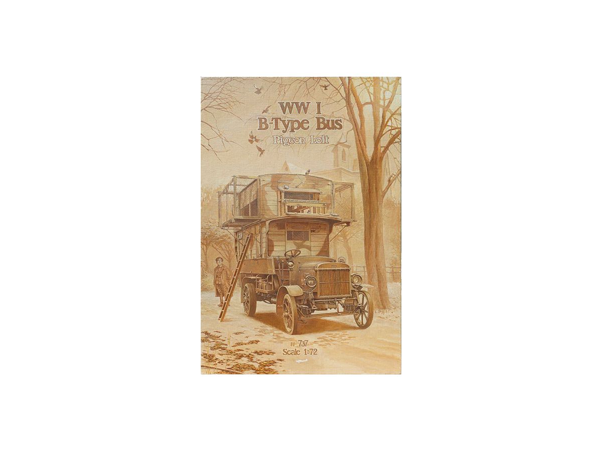 British Type B Double Decker Homing Pigeon Carrier "Pigeon Loft" WW1