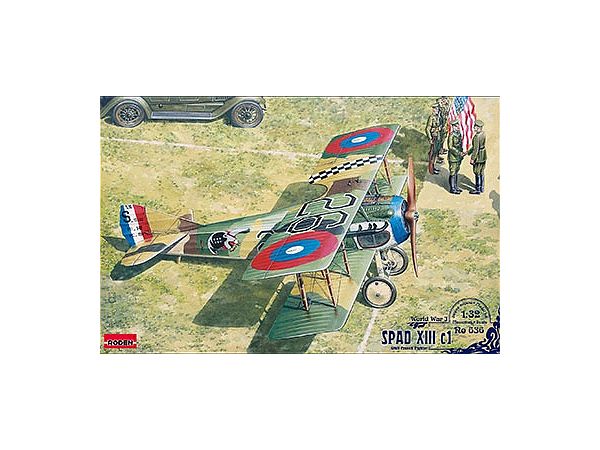 French Spad XIIIc.1 Late Model US Ace Biplane Fighter WWI