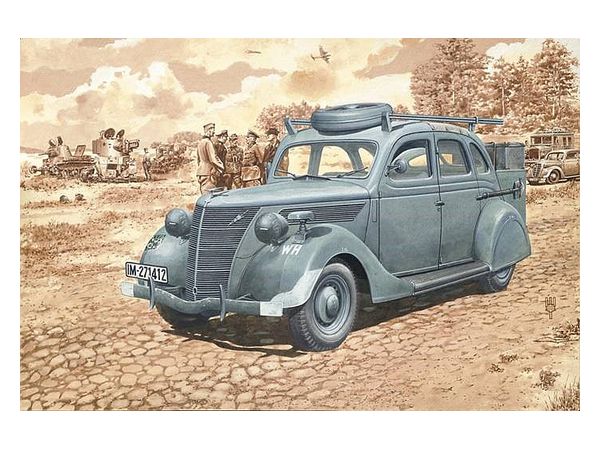 German Ford V8-G81A Frankwagen Radio Broadcast Vehicle