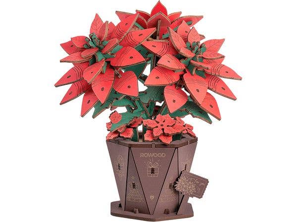 Poinsettia (Wooden Bloom Craft)