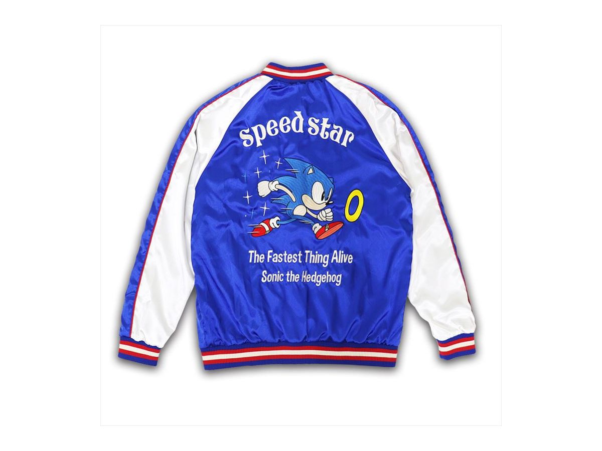 Sonic the Hedgehog: Speed Star Sukajan (BLU: WHT) XXL