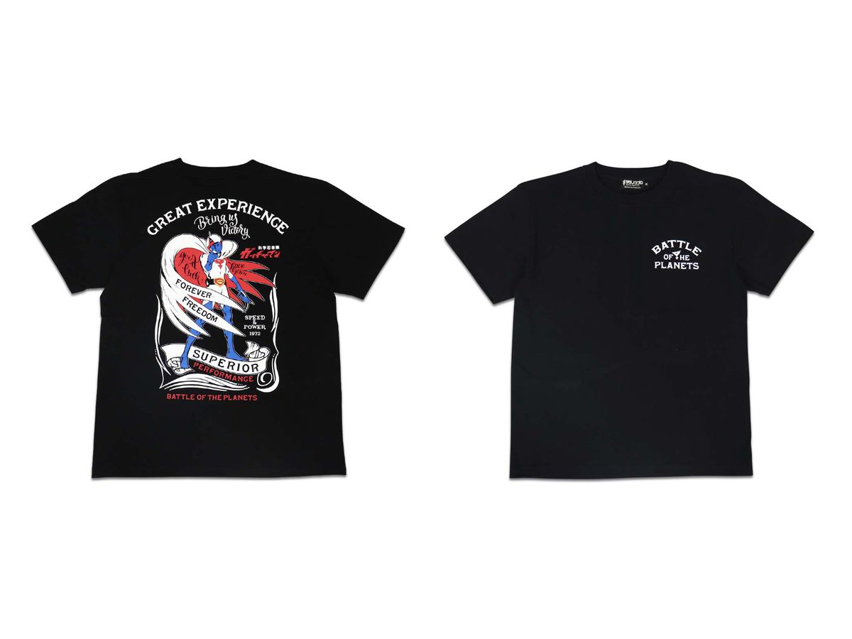 Science Ninja Team Gatchaman: Gatchaman Ken the Eagle T-shirt Black S