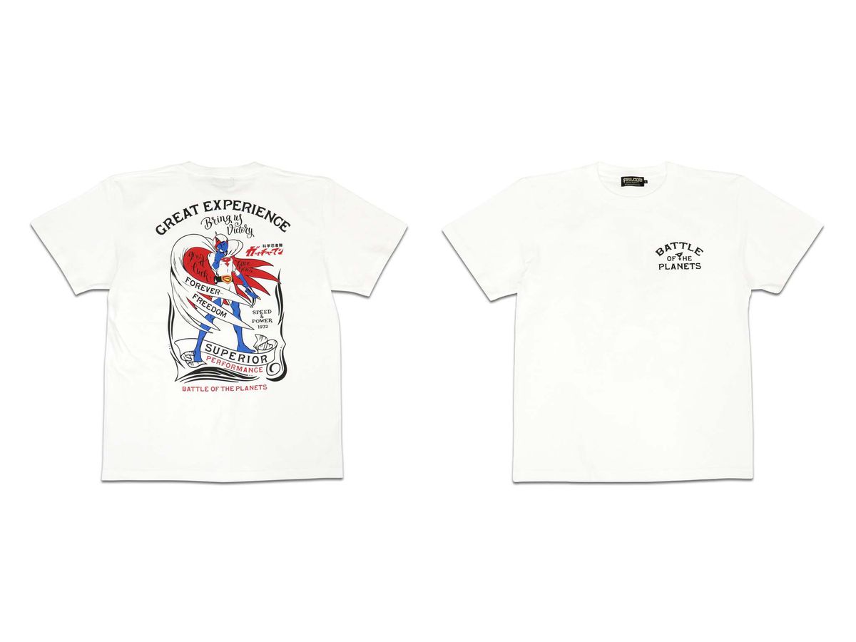 Science Ninja Team Gatchaman: Gatchaman Ken the Eagle T-shirt White S