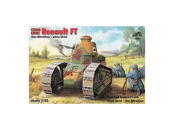 Renault FT-17 Tank with Girod Turret (New Decal Ver.)