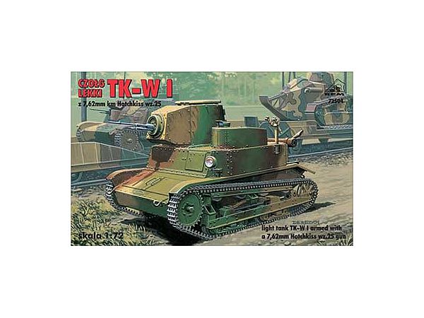 Light Tank TK-W I Armed with Hotchkiss 7,62mm wz.25 Gun