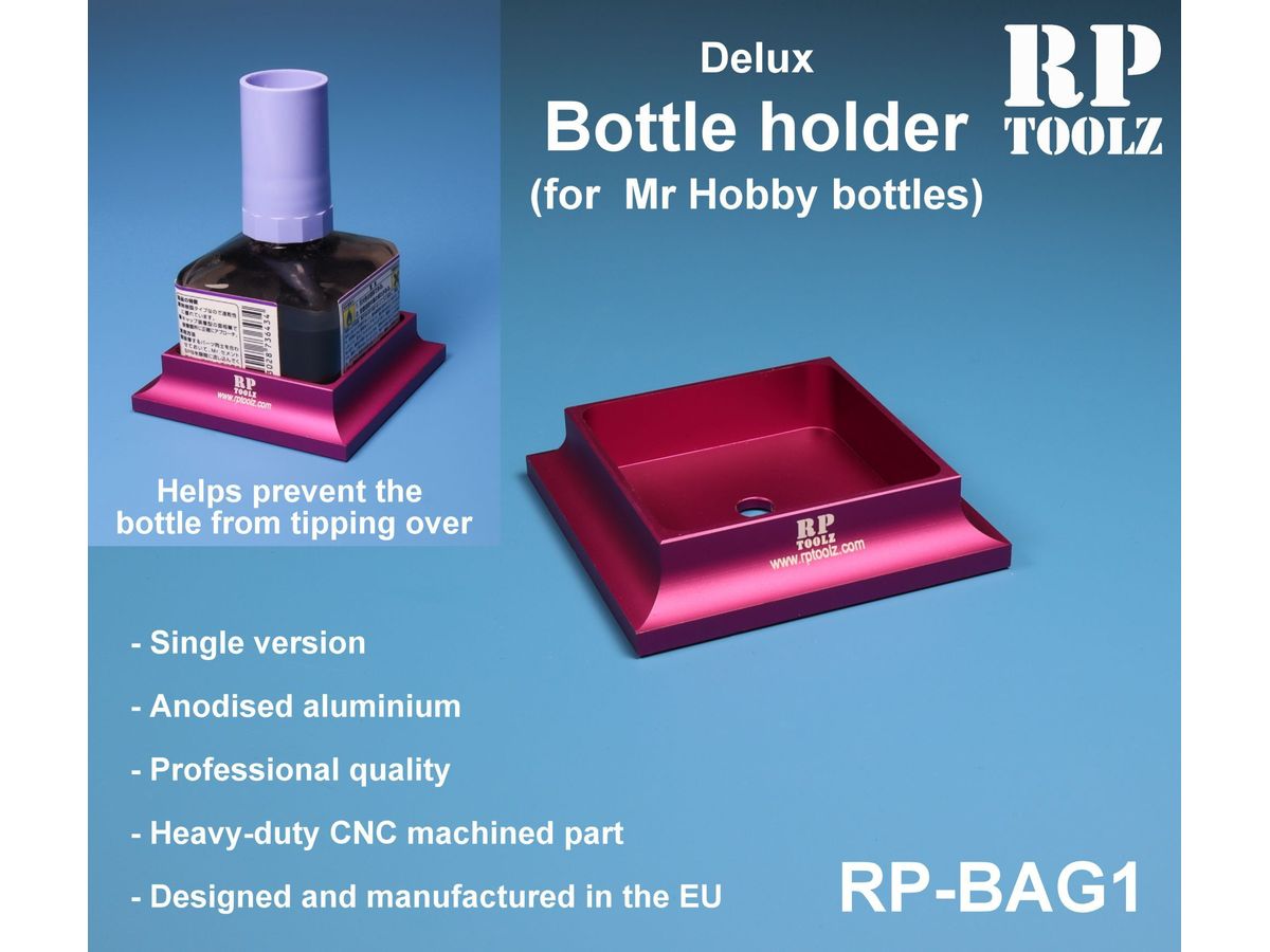 Aluminum Deluxe Holder for 40ml GSI Creos Square Bottle (Purple)