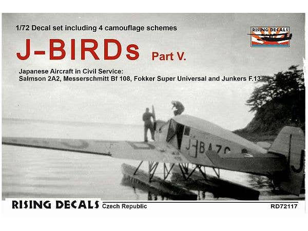 J-BIRDs Part V. Camouflage schemes and decals for Japanese civil aircraft (decals for 4 a/c)