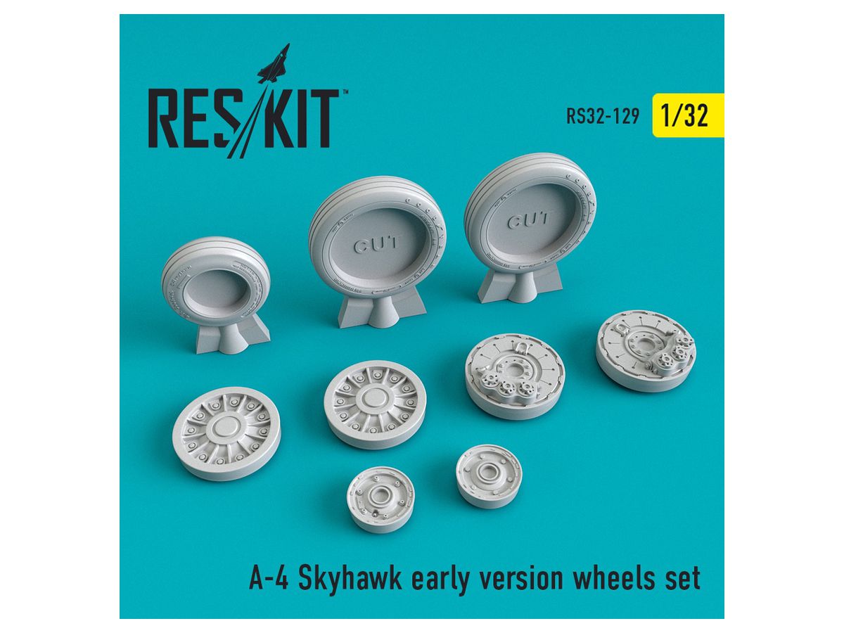 A-4 Skyhawk Early Version Wheels Set