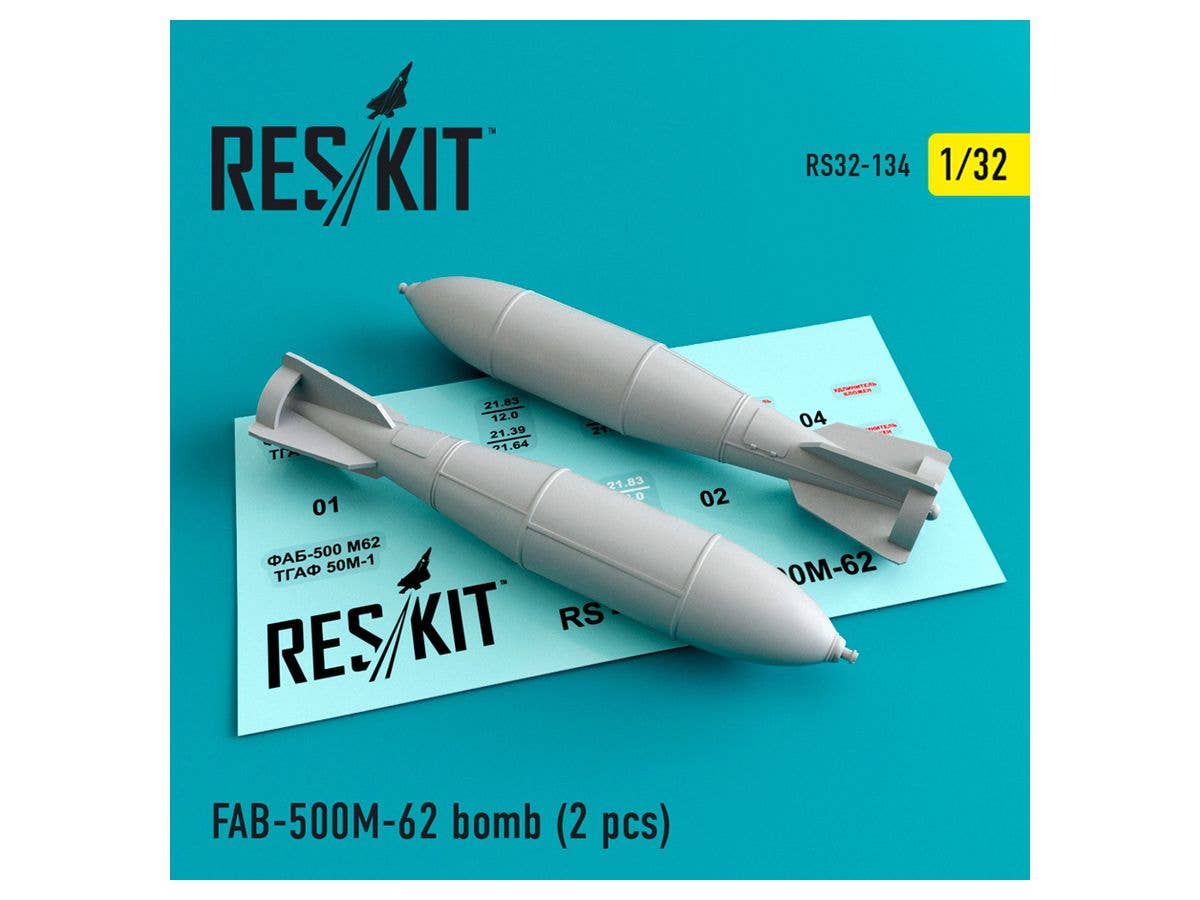 FAB-500M-62 Bomb (2pcs) (Su-17, Su-22, Su-24, Su-25, Su-30, Su-34)