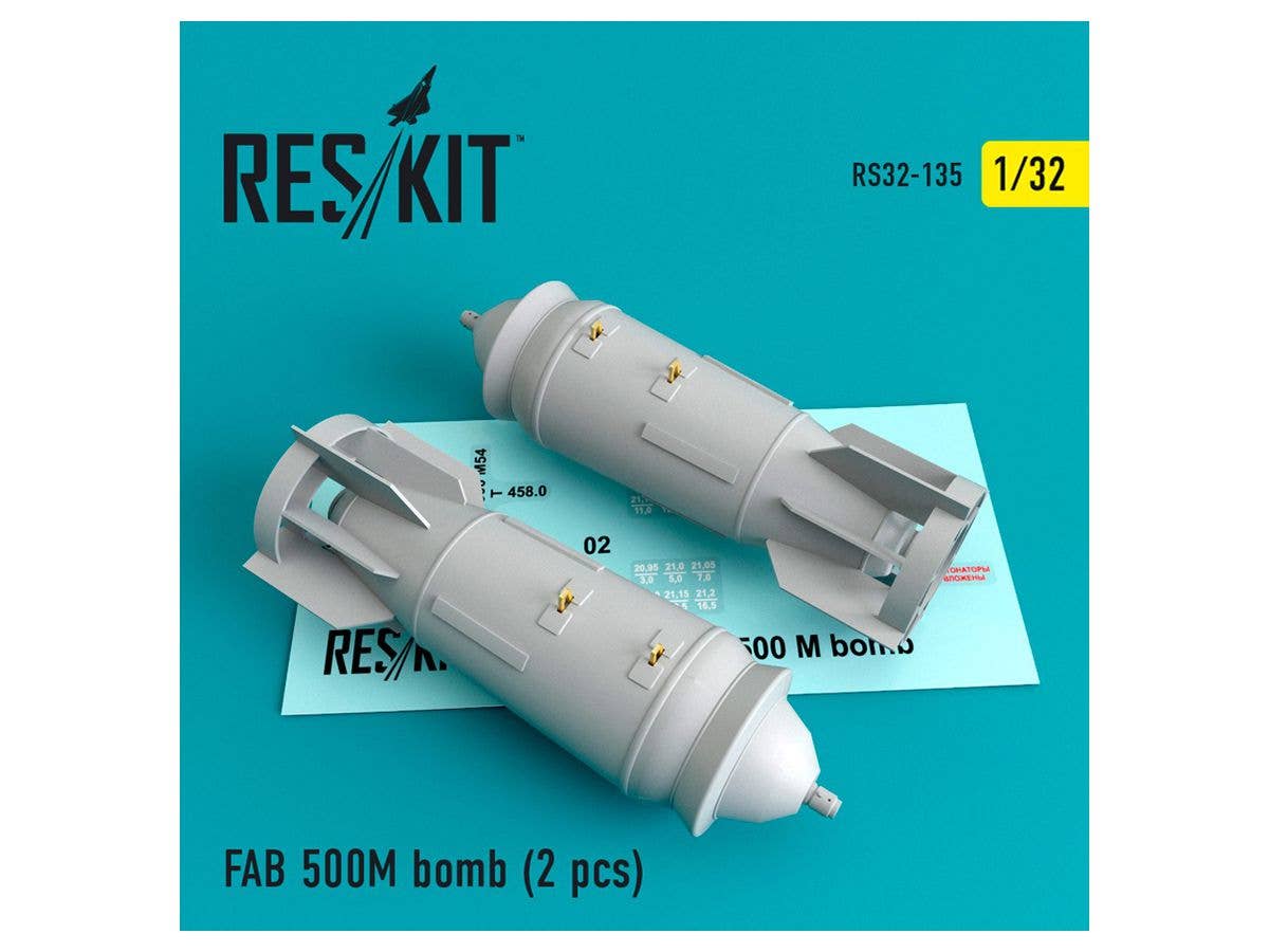 FAB 500M Bomb (2pcs) (Su-17, Su-22, Su-24, Su-25, Su-34)