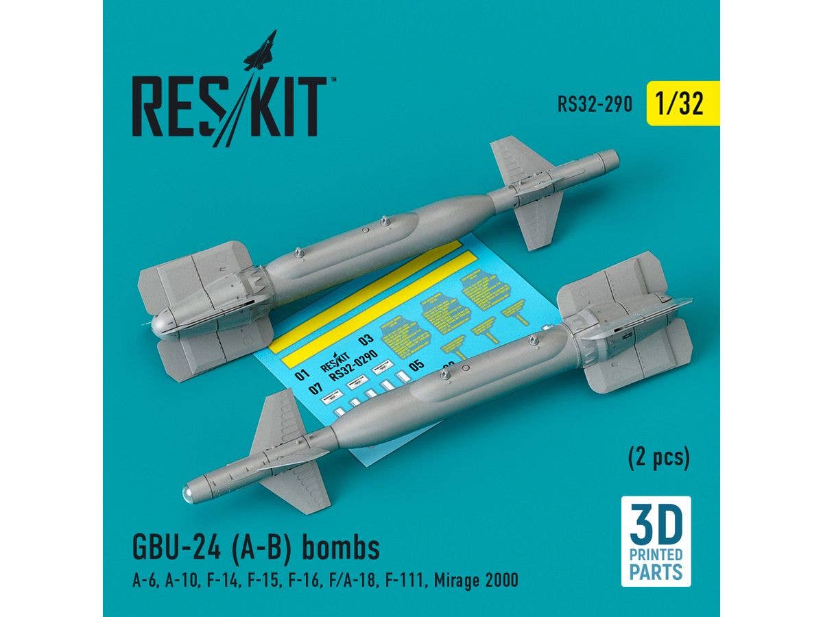 GBU-24 (A-B) Bomb (2 pcs)) (A-6, A-10, F-14, F-15, F-16, F/A-18, F-111, Mirage 2000)