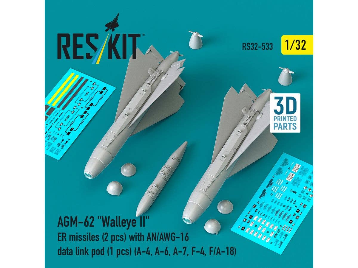 AGM-62 Walleye II ER missiles (2 pcs) with AN/AWG-16 data link pod (1 pcs)