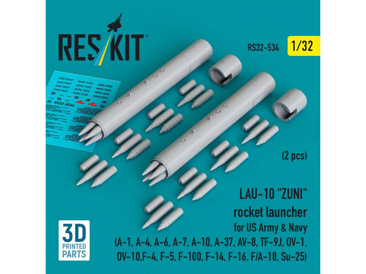 LAU-10 ZUNI rocket launcher for US Army & Navy (2 pcs)