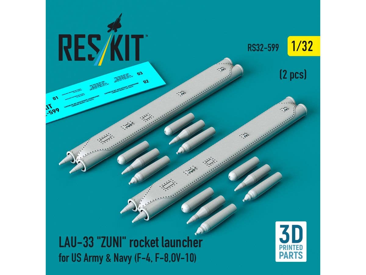 LAU-33 ZUNI rocket launcher for US Army & Navy (2 pcs)