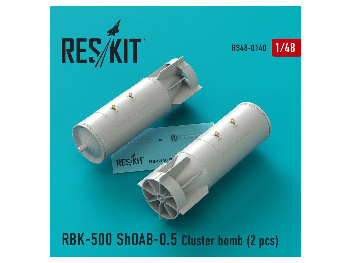 RBK-500 ShOAB-0.5 Cluster Bomb (2pcs) (Su-17, Su-22, Su-24, Su-25, Su-34)