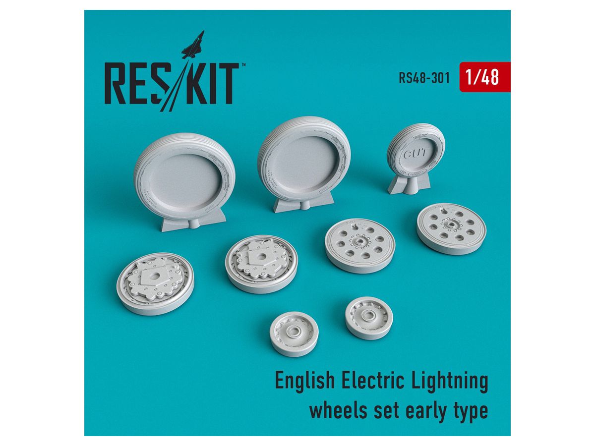 English Electric Lightning Wheels Set Early Type (for Airfix)