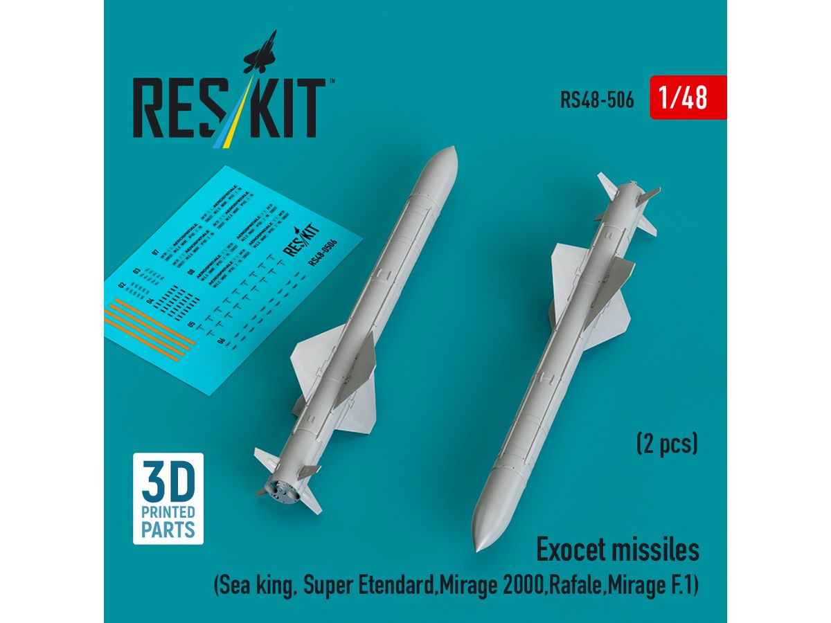 Exocet missiles (2 pcs)