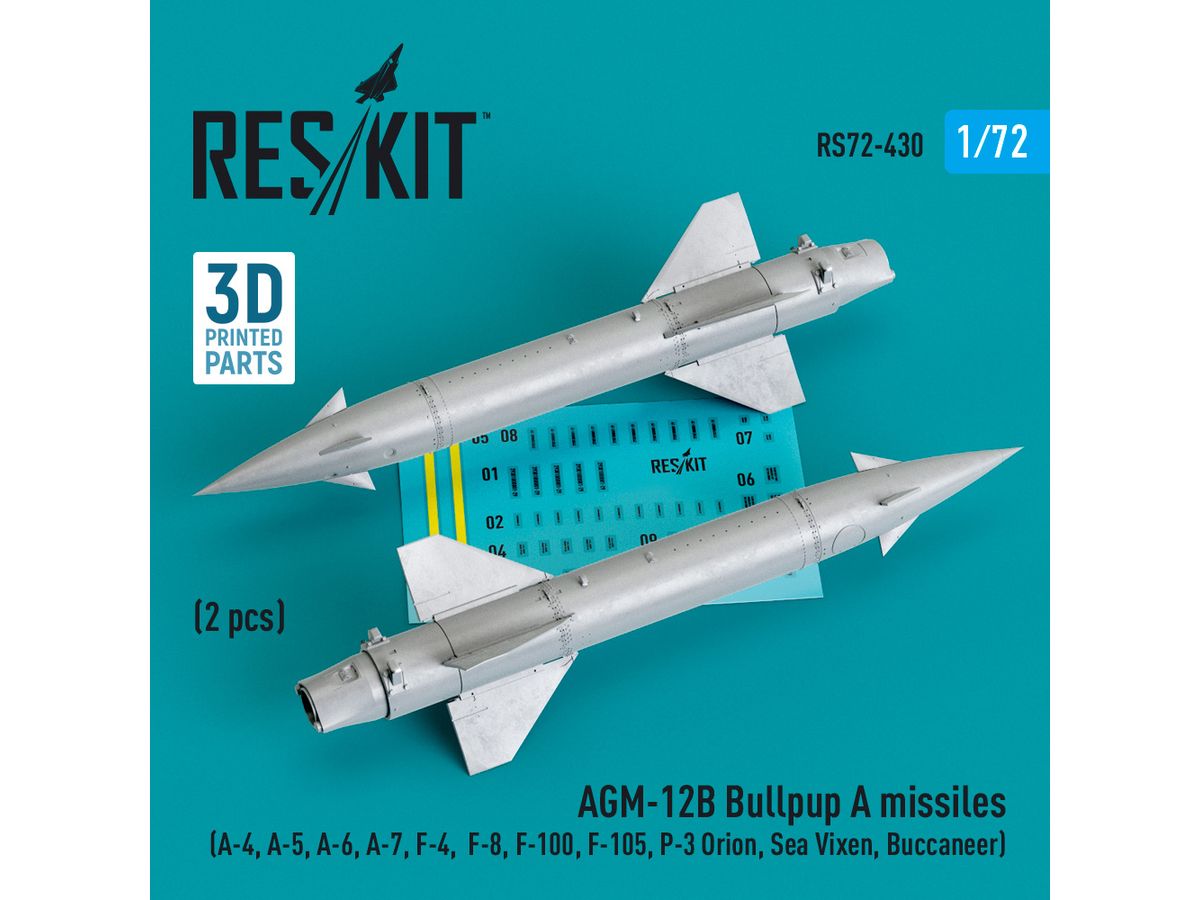 AGM-12B Bullpup A missiles (2 pcs) (3D Printed)