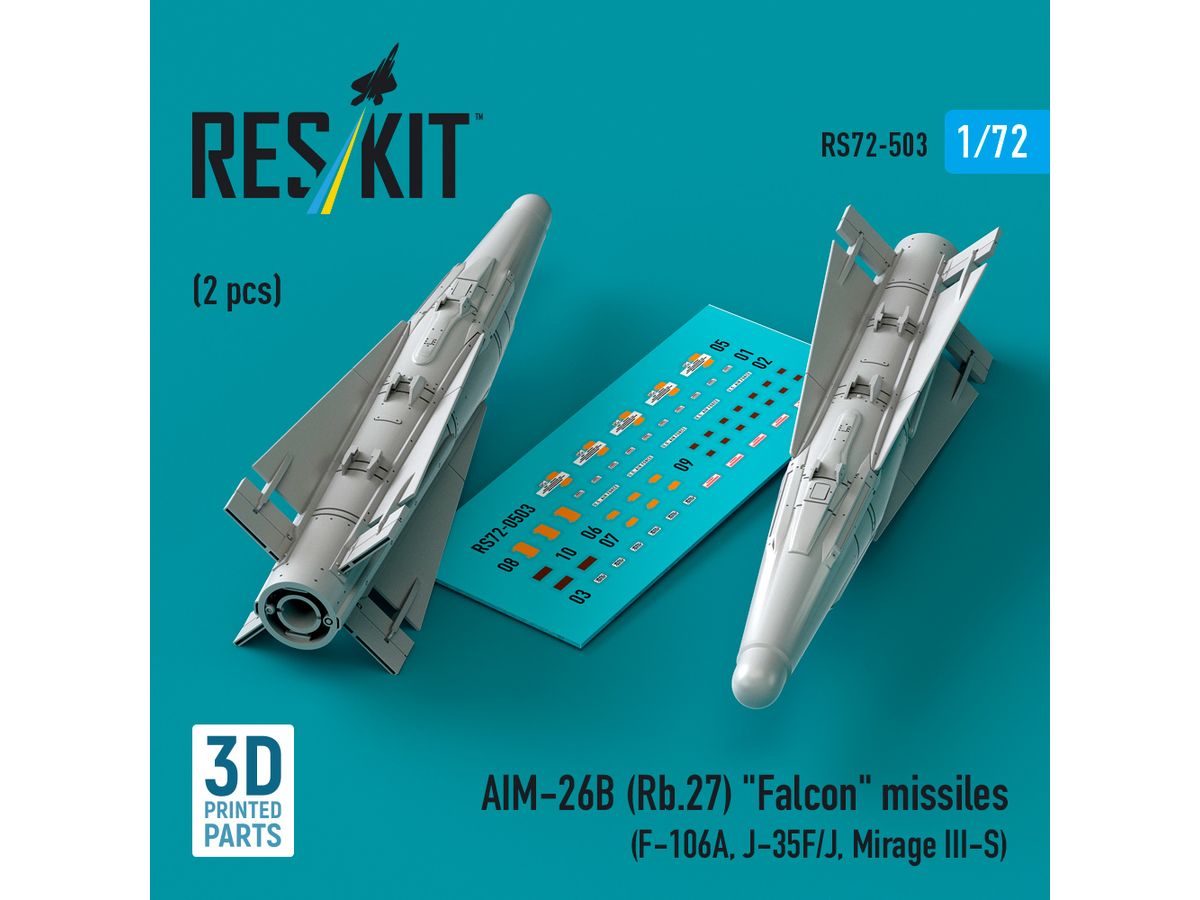 AIM-26B (Rb.27) Falcon missiles (2 pcs)