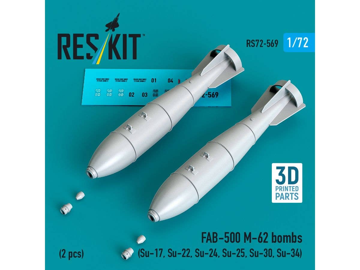 FAB-500 M-62 bombs (2 pcs)