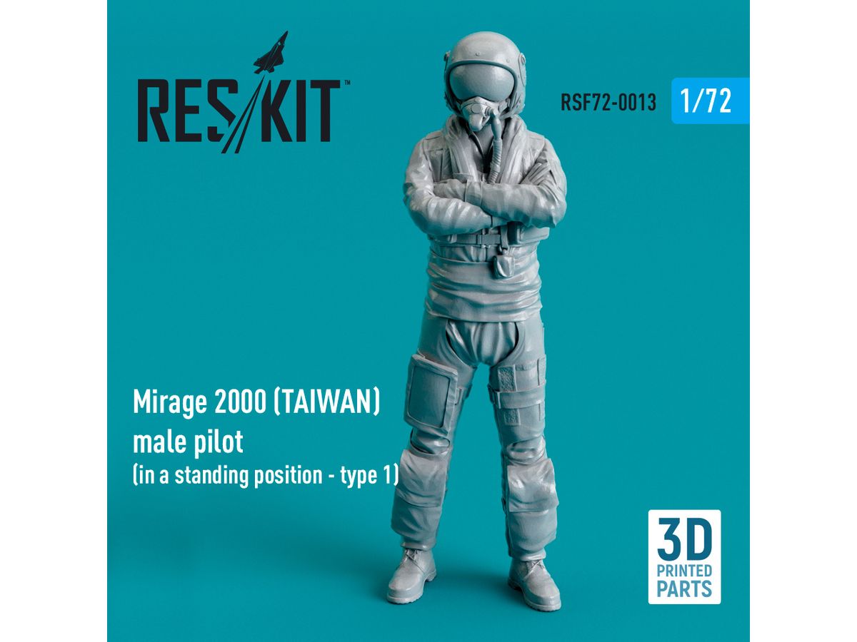 Mirage 2000 (TAIWAN) male pilot (in a standing position - type 1) (3D Printed)