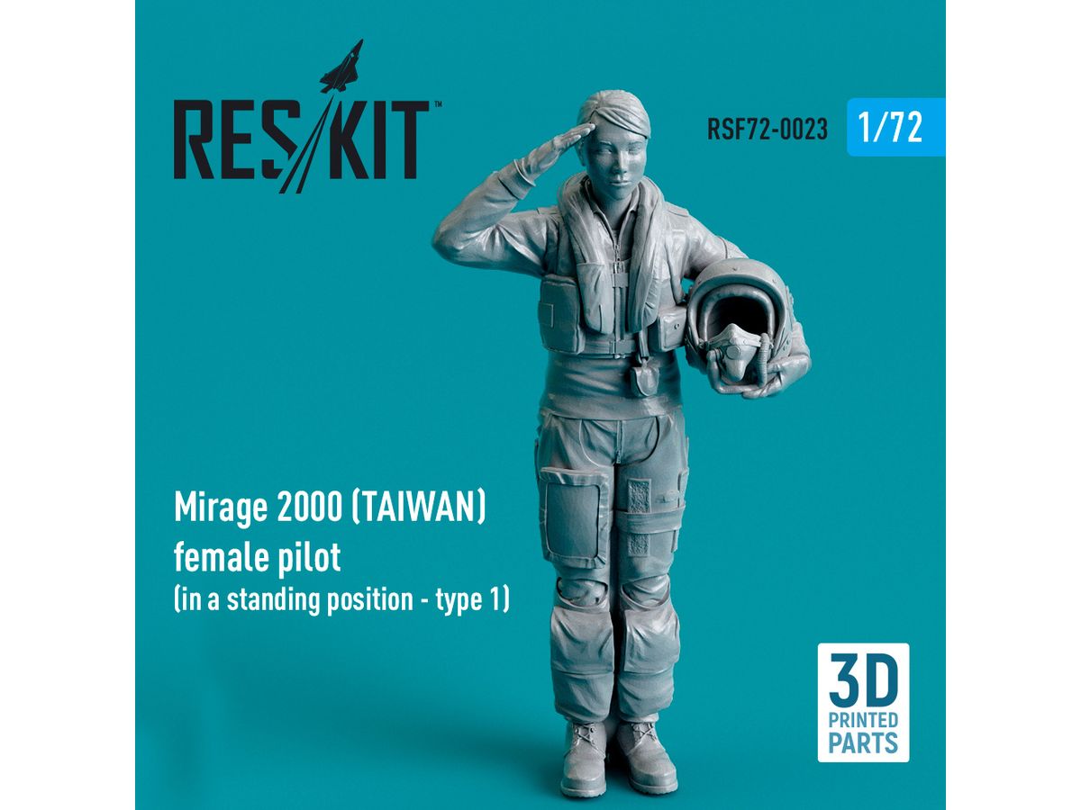Mirage 2000 (TAIWAN) female pilot (in a standing position - type 1) (3D Printed)