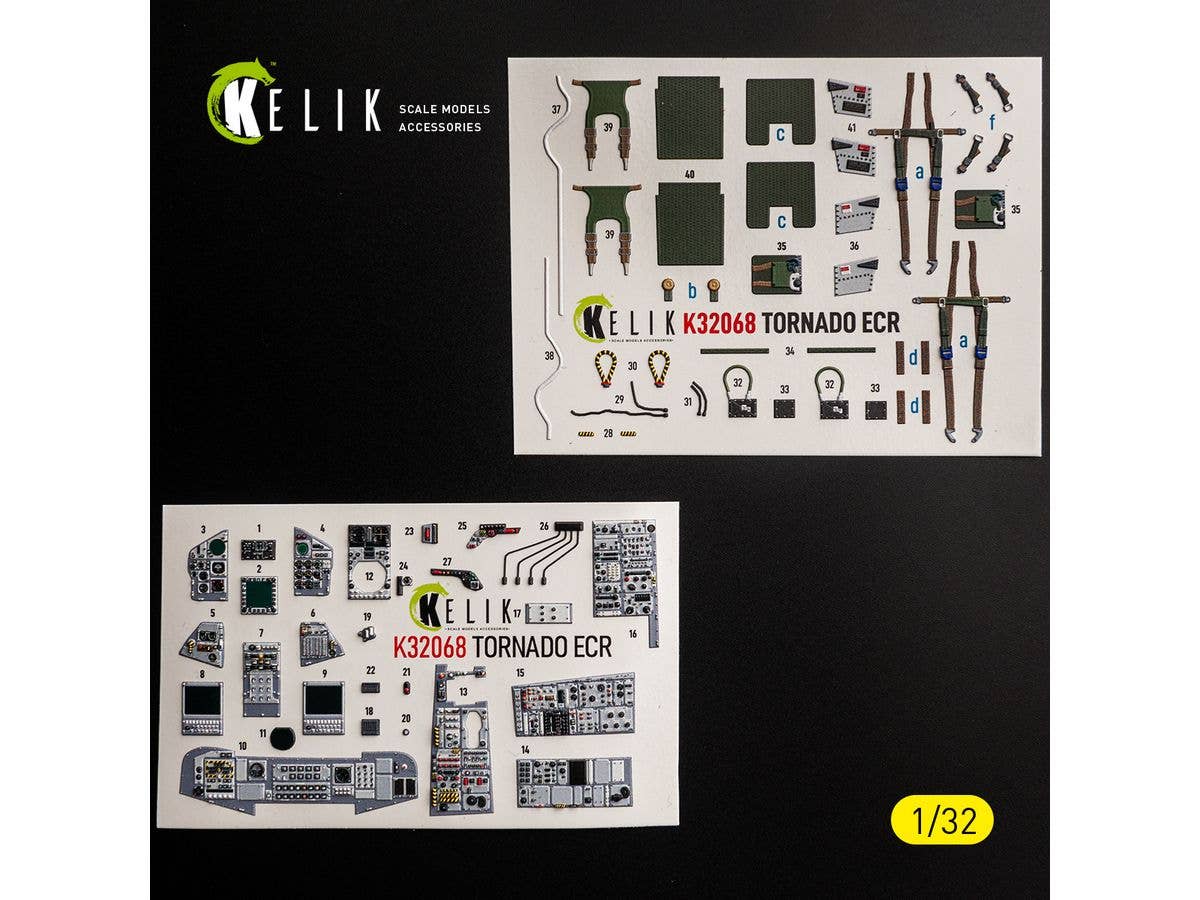 TORNADO ECR - interior 3D decals for Revell kit