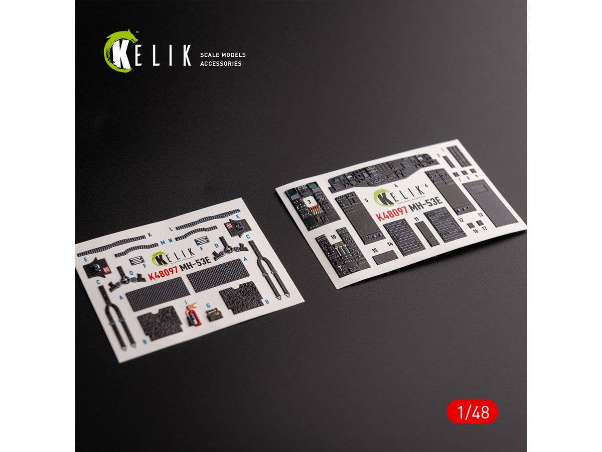 MH-53 Sea Dragon - interior 3D decals for Academy  kit