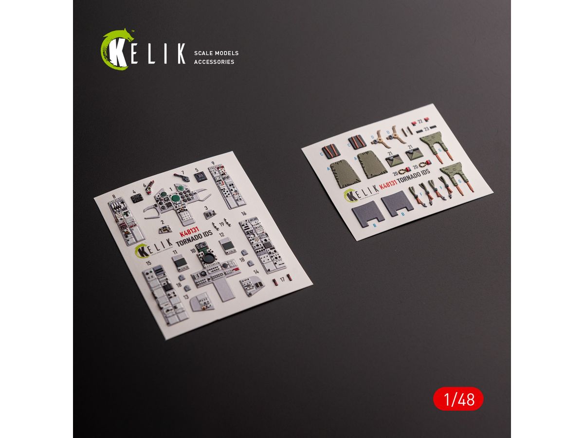 Tornado IDS - interior 3D decals for Italeri kit (for. Italeri)