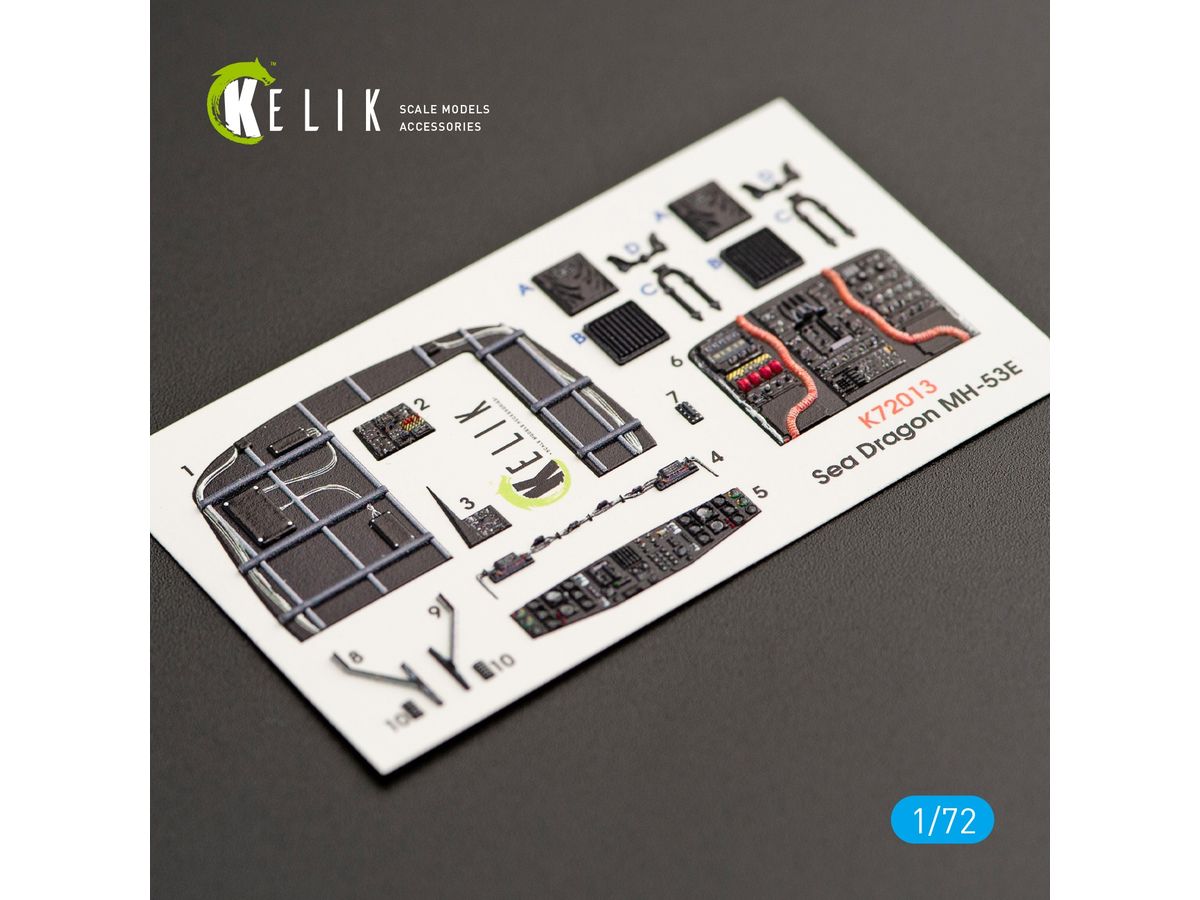MH-53E Sea Dragon interior 3D decals for Italeri kit