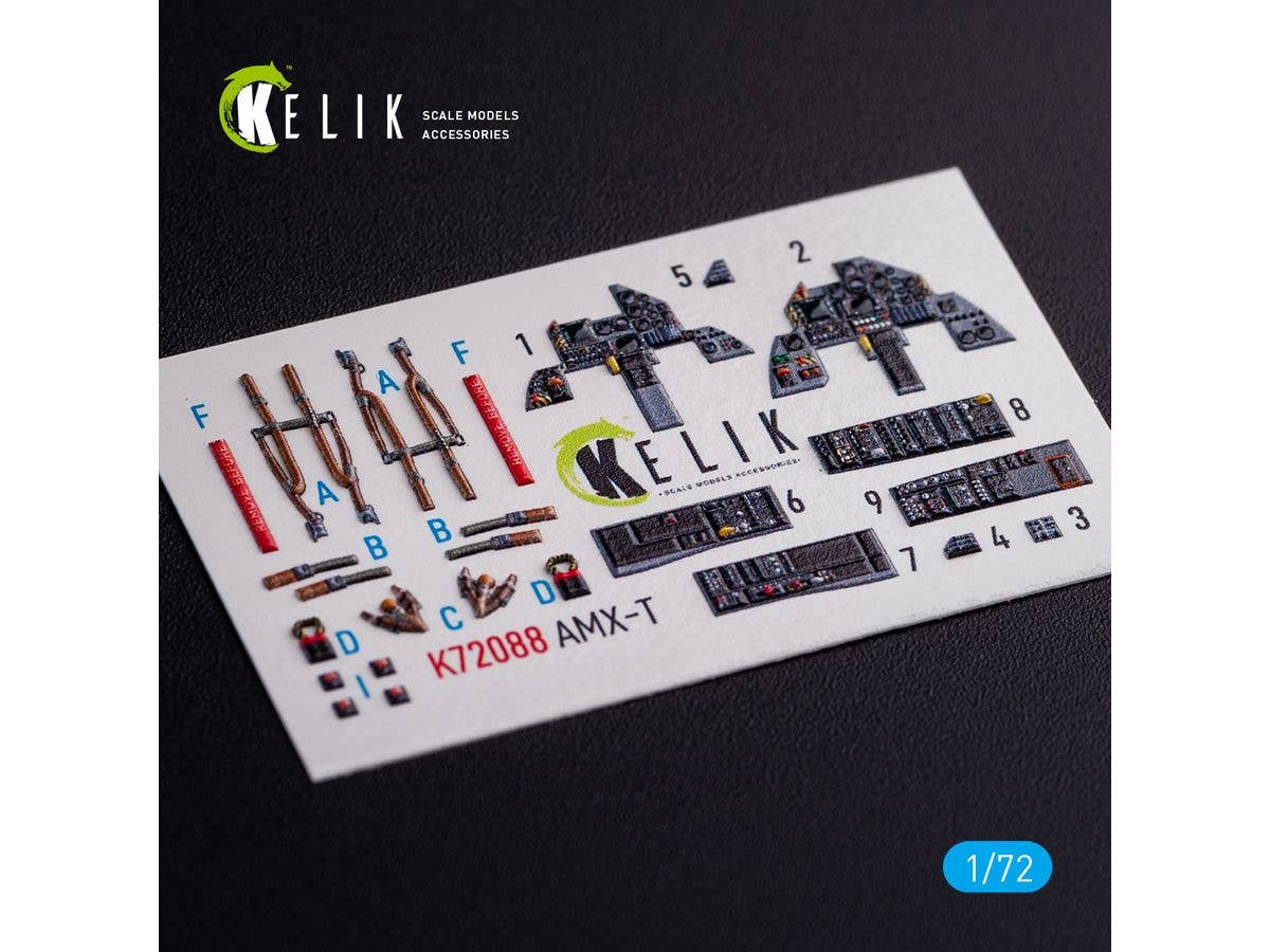 AMX-T interior 3D decals for Italeri Kit