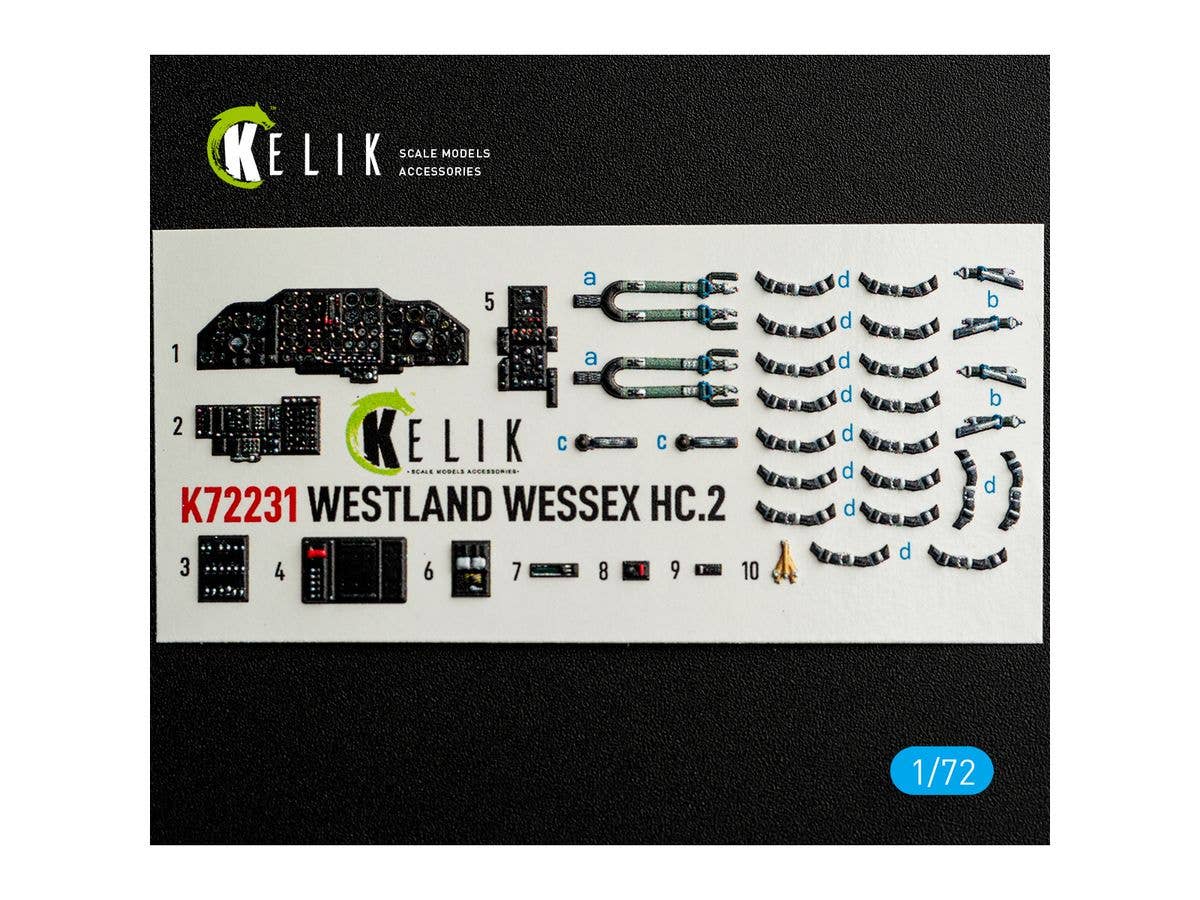 WESTLAND WESSEX HC.2 - interior 3D decals for AirFix kit