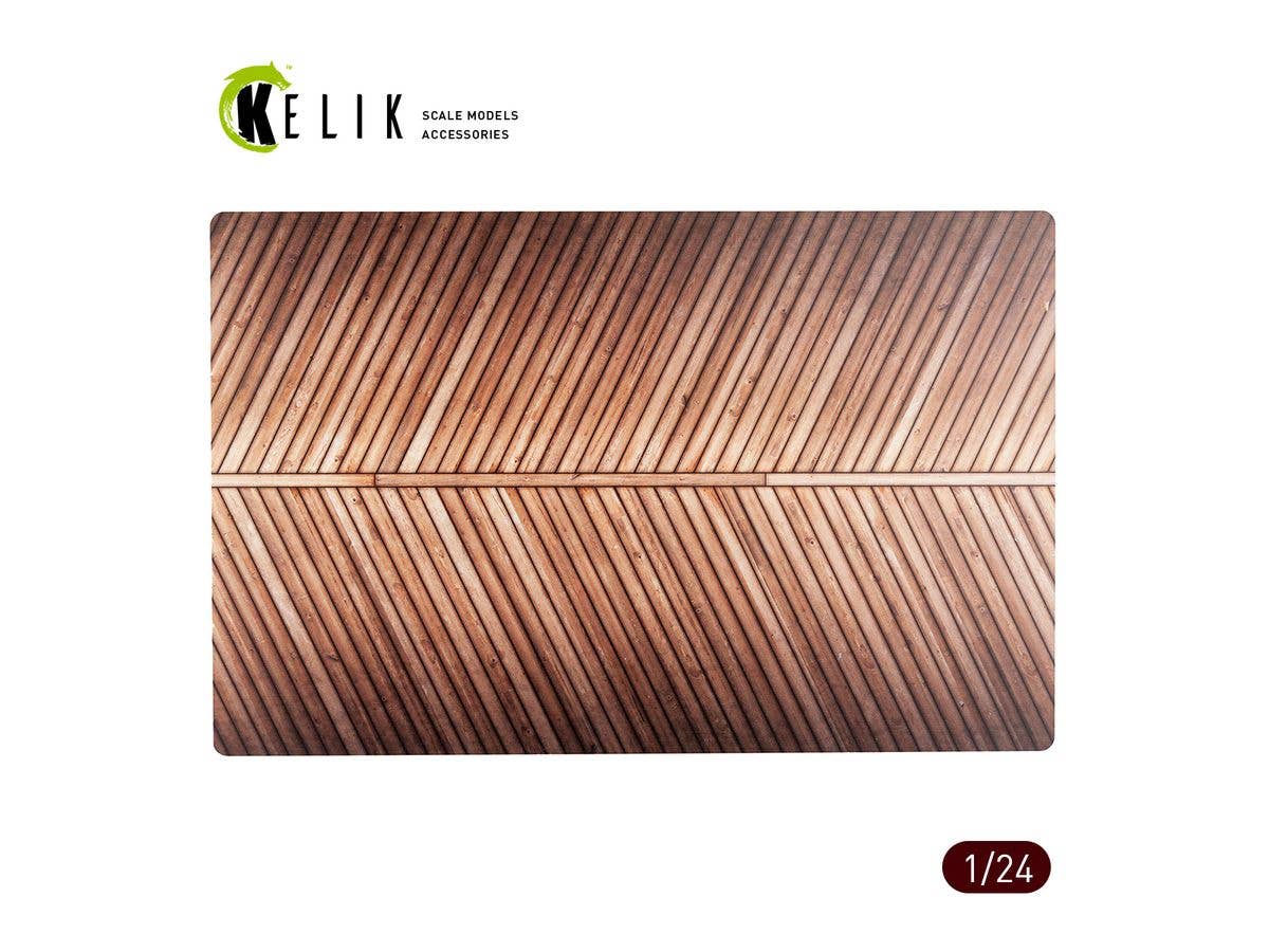 Wooden Bridge (Ostland Bridge 1943) - Base - Acrylic 3 mm (280 x 180 mm) (170 g)