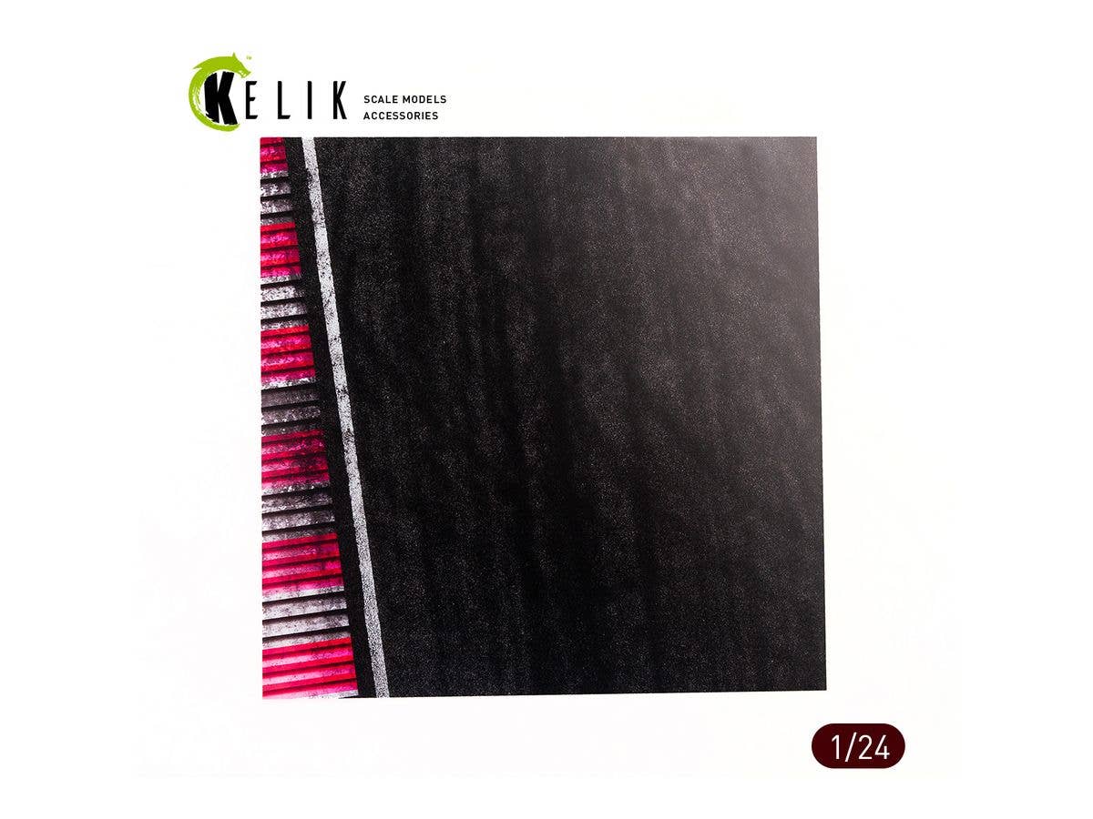 Racing Track for 2 models - Base - Acrylic 3 mm (240 x 240 mm) (190g)