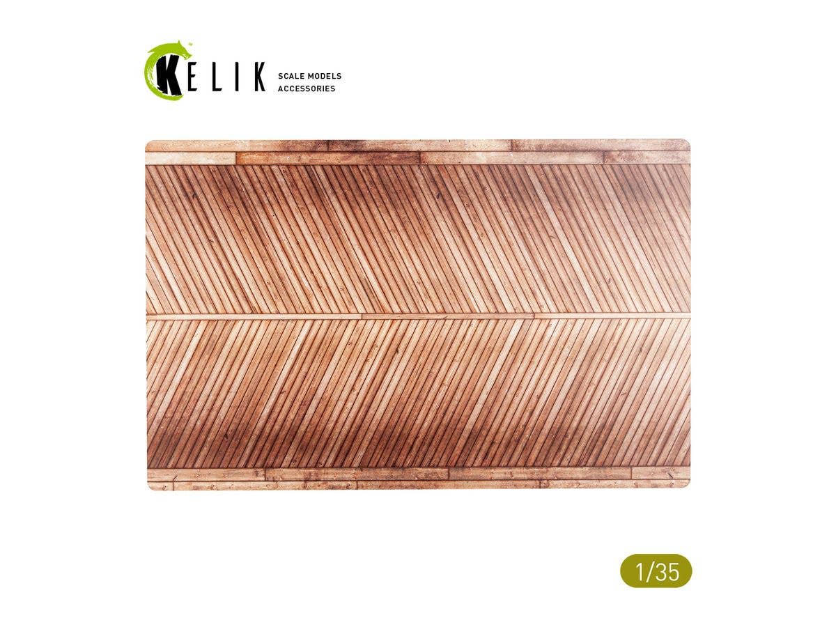 Wooden Bridge (Ostland Bridge 1943) - Base - Acrylic 3 mm (280 x 180 mm) (170 g)