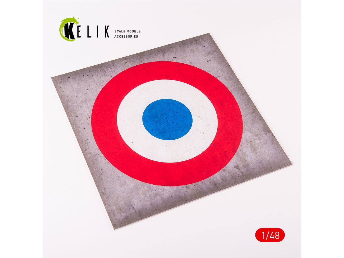 France Roundel - Acrylic 3 mm (240 x 240 mm) (190g)