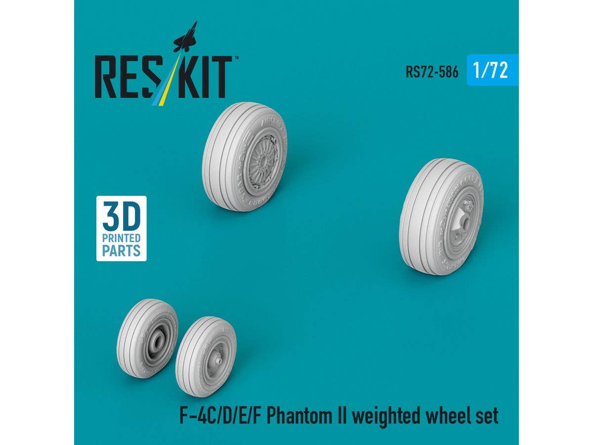 F-4C/D/E/F Phantom II weighted wheel set