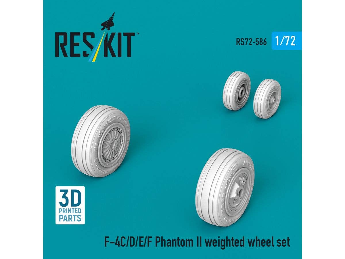 F-4C/D/E/F Phantom II weighted wheel set