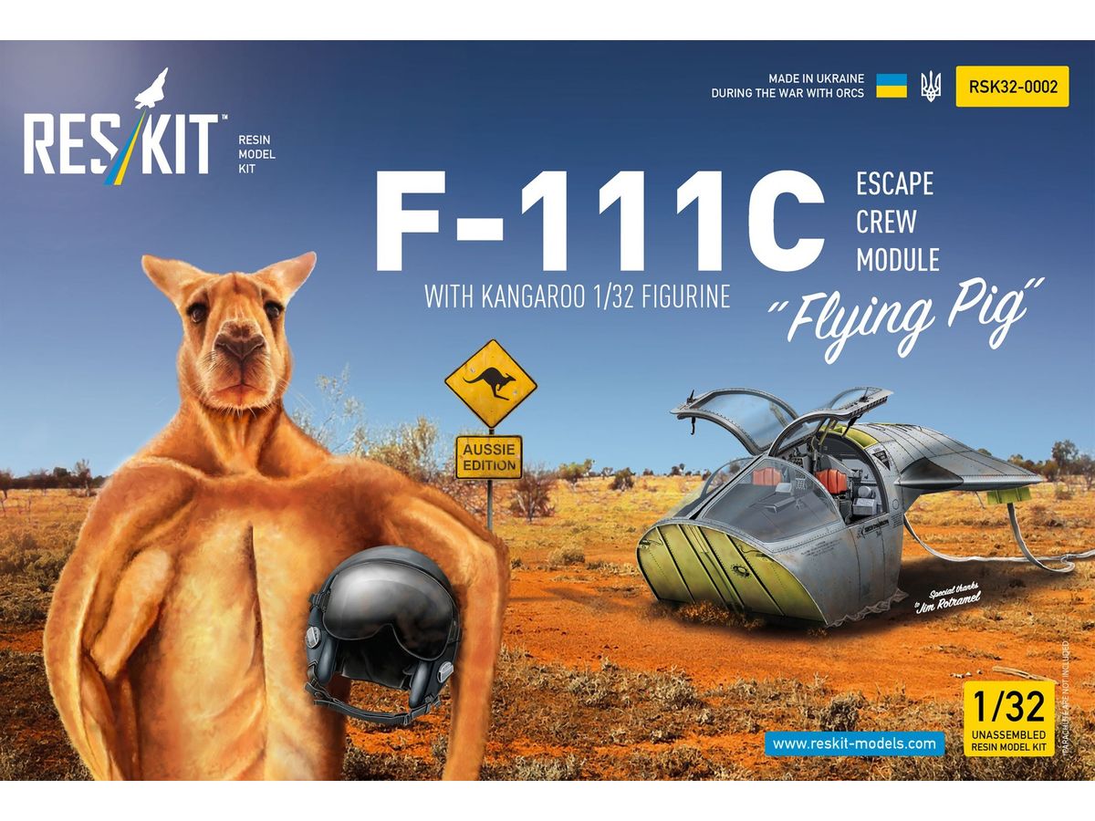 F-111C Pig Escape Pod (Crew Module) Royal Australian Air Force - resin model kit