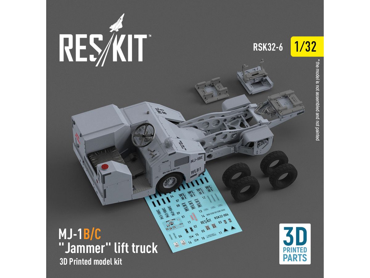 MJ-1B/C Jammer lift truck (3D Printed model kit)