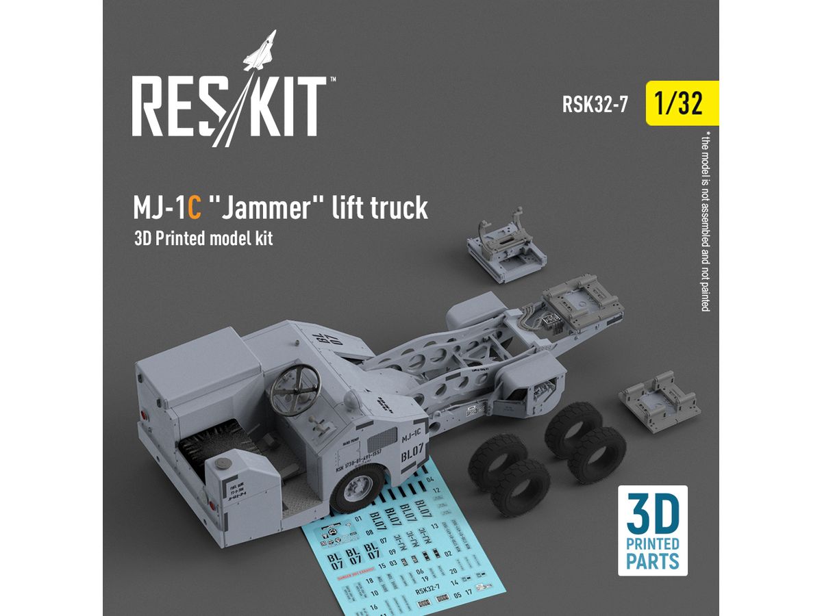 MJ-1C Jammer lift truck (3D Printed model kit)