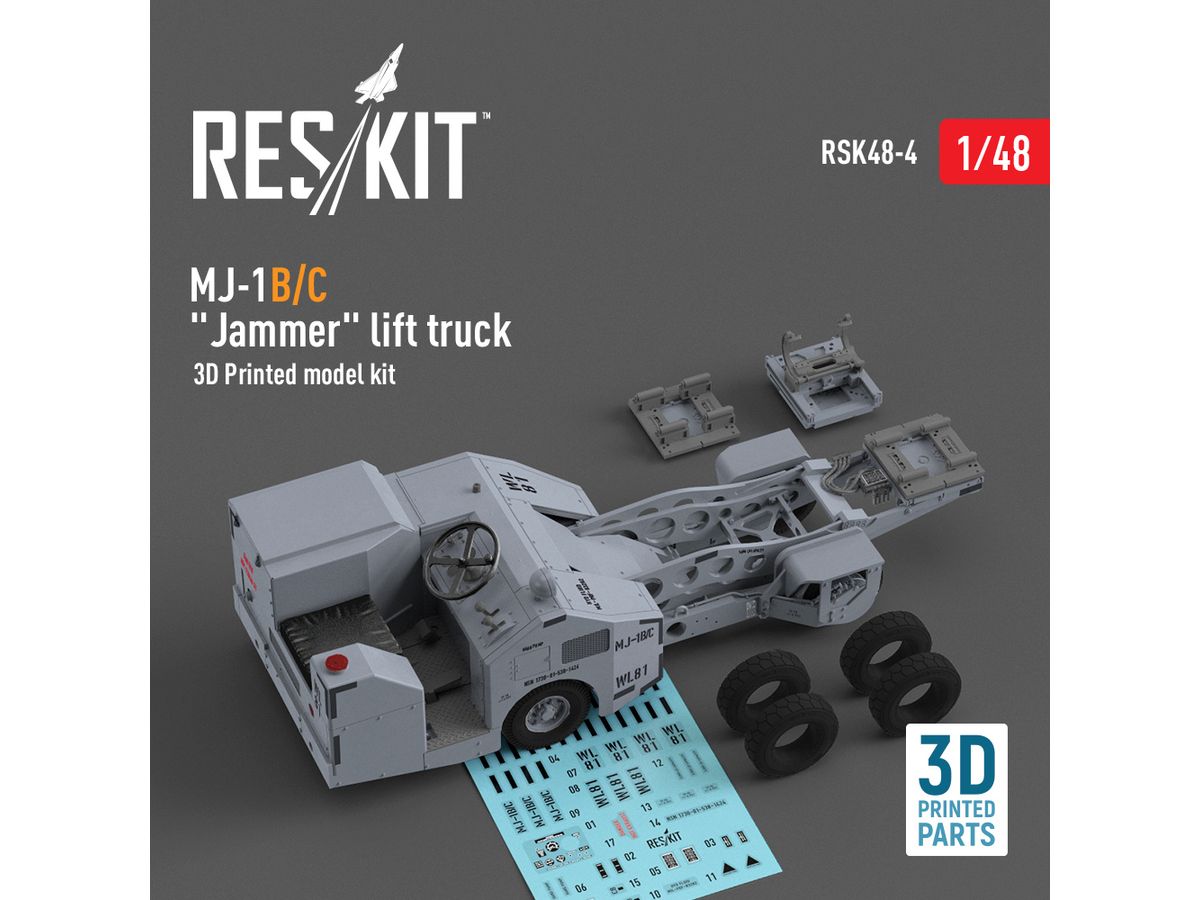 MJ-1B/C Jammer lift truck (3D Printed model kit)