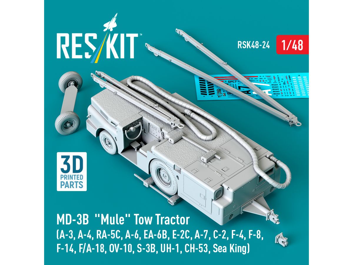 MD-3B Mule Tow Tractor (3D Printed model kit)