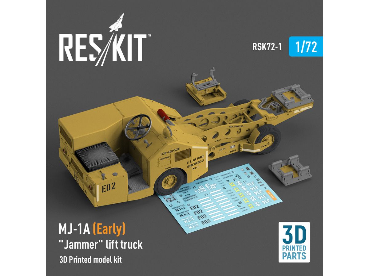 MJ-1A (Early) Jammer lift truck (3D Printed model kit)