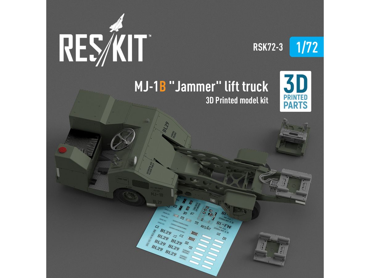 MJ-1B Jammer lift truck (3D Printed model kit)